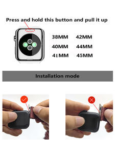 Adaptador de Correa de Reloj Upro One Body de Metal y Nylon Milaneso para Apple Watch 38/40/41/42/44/45/49mm - Product Image 4