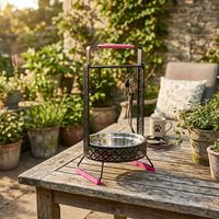 Support à charbon pour chicha en métal laqué, panier à charbon durable, accessoire de fumage