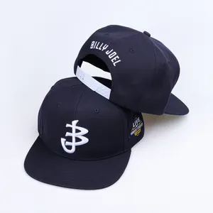 Wholesome Factory Price Snapbacks 3d Embroidered Customize Flat Bill Custom Snapback Caps Hats For Adults