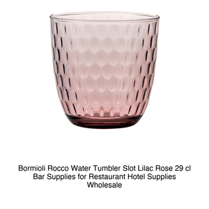 แก้วน้ำสีม่วงไลแลค 29 ซล. สูง 8.2 ซม. เส้นผ่านศูนย์กลาง 8.4 ซม. ยี่ห้อ Bormioli Rocco - Product Image 2