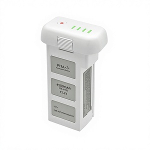 Batería de Repuesto ONEDRAW Compatible con DJI <span class=keywords><strong>Phantom</strong></span> <span class=keywords><strong>3</strong></span> Standard/<span class=keywords><strong>Pro</strong></span>/SE/<span class=keywords><strong>4K</strong></span>/Advanced, 4500mAh, 4S, 15.2V para Drones - Product Image 1