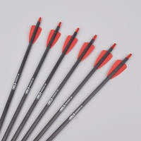 Flèches de tir à l'arc en carbone pur R9 de 7,5 pouces personnalisées en gros pour la chasse et le tir à l'arc