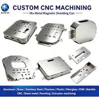 Carcasa de Protección Magnética de Aluminio Permalloy Mu-metal, Estampado de Chapa Metálica Personalizado, para Transformadores de Audio y Módulos PCB
