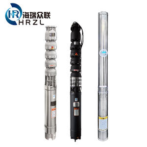 HRZL QJ 100마력 300m3/h 스테인리스 스틸 해수용 수중 펌프 - Product Image 3