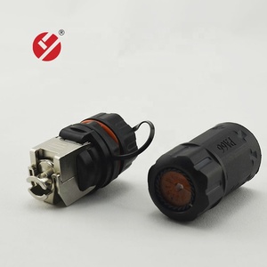 Liyuan LY-KJ-AP44-B cat6A/6/5E STP công nghiệp <span class=keywords><strong>Keystone</strong></span> Jack toolless loại <span class=keywords><strong>RJ45</strong></span> Bảng điều chỉnh gắn kết W/bụi cap không thấm nước <span class=keywords><strong>RJ45</strong></span> Coupler - Product Image 5