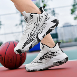 Chaussures de basketball en PU avec semelle en caoutchouc et doublure en coton, modèle homme, nouvelle collection été-printemps-hiver, vente en gros - Product Image 2