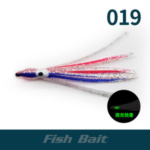 20 couleurs, leurres de pêche en mer en caoutchouc souple artificiel biomimétique, <span class=keywords><strong>mini</strong></span>, multicolores, lumineux, en forme de <span class=keywords><strong>pieuvre</strong></span> calamar à becs multiples, avec hameçons - Product Image 6