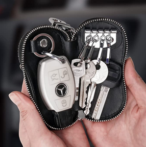 <span class=keywords><strong>Porte</strong></span>-clés de <span class=keywords><strong>voiture</strong></span> en <span class=keywords><strong>cuir</strong></span> avec <span class=keywords><strong>porte</strong></span>-clé, personnalisé, fermeture éclair, pour Shopping en ligne, tendance, Logo, motif d'emballage de l'heure - Product Image 6