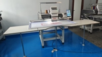 Nouvelle Machine à broder à capuchon plat à 15 aiguilles à tête unique à usage domestique informatisée 1200 tr/min moteur et roulement de haute précision