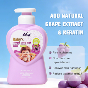 Nary Baby Champú y Gel de Baño 2 en 1 con Queratina 500ml Venta al por Mayor para Niños/Gel de Ducha Fórmula Sin Lágrimas Productos para <span class=keywords><strong>el</strong></span> Cuidado del Bebé - Product Image 4