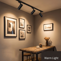 Spot LED COB commercial sur rail, orientable, pour magasin de vêtements, galerie, musée, boutique de détail, vitrine
