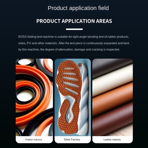 ROSS Hochpräzise Faltwiderstands- und Biegebelastungsprüfmaschine für Gummi-PUEVA-Sohlenmaterial mit Anpassbarer Unterstützung - Product Image 6