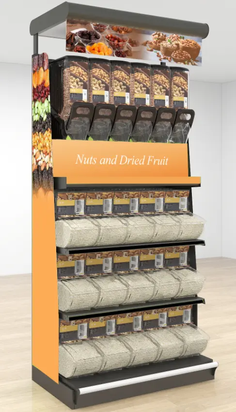 Hoge Kwaliteit Gemak Ijzeren Display Planken Rekken Winkel Rekken Display Snoep Display Rack Supermarkt Schappen