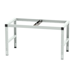 Struttura per tavolo da imballaggio MULTIPLAN Standard senza piano – per lavoro seduto, regolabile in altezza tramite viti di se - Product Image 1