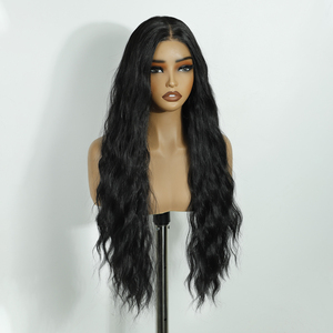 Peluca de Cabello Sintético Rebecca 13x4 HD Lace Front, Color <span class=keywords><strong>Rubio</strong></span> Ombre Natural, Resistente al Calor, Fibra Sintética, Sin Pegamento - Product Image 5