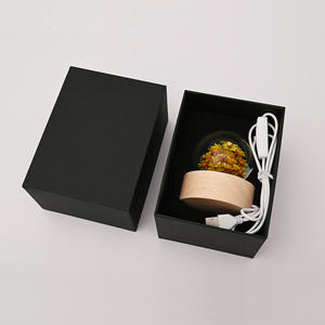 Idee regalo per il giorno degli insegnanti conservate con vero fiore naturale USB luce notturna confezione regalo di compleanno per gli studenti torna a scuola - Product Image 6