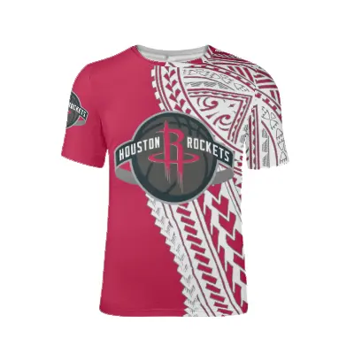 1 MOQ Polynesian Samoan Tribal Design Print On Demand Männer Luft durchlässigkeit Basketball Team Sport Baseball Trikots T-Shirt