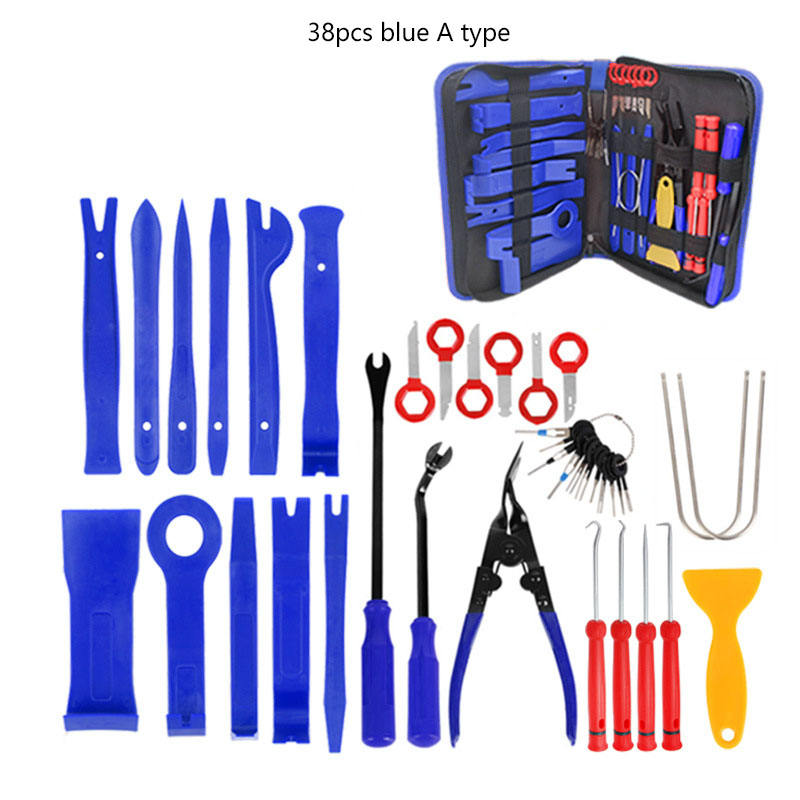 B:38pcs blue A type(PP)