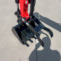 Mini-excavatrice à vendre, excavatrice de haute qualité avec cabine, norme d'émission Euro 5, fonctionnement hydraulique, équipement d'excavation haute performance