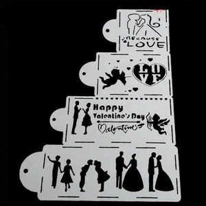 Moule à gâteau en forme <span class=keywords><strong>de</strong></span> <span class=keywords><strong>flocon</strong></span> <span class=keywords><strong>de</strong></span> <span class=keywords><strong>neige</strong></span> creux, motif vintage, surface <span class=keywords><strong>de</strong></span> gâteau, <span class=keywords><strong>pochoir</strong></span> à gâteau, <span class=keywords><strong>pochoir</strong></span> à biscuits, décoration - Product Image 3