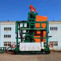 Machine d'inclinaison de conteneur robuste 30 35 40 45 50 tonnes 20 pieds 40 pieds, chariot élévateur, grue, rotation, retournement ISO