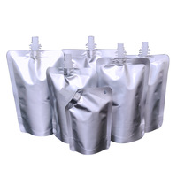 Sachet souple en aluminium de 500 ml de qualité alimentaire, type stand-up, pour l'emballage de nouilles de riz, soupes, sauces et bouillons