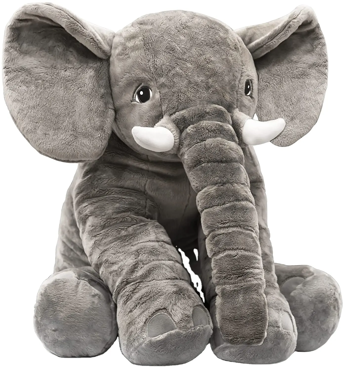 공장 콘센트 대형 코끼리 포옹 봉제 장난감 24 인치 2 ~ 13 세 어린이를위한 박제 동물 생일 선물