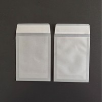 Sacs auto-adhésifs en papier sulfurisé semi-transparents pour bijoux, câbles, petits accessoires, papeterie, rangement et emballage
