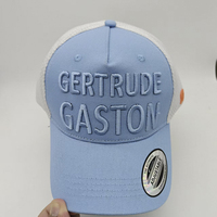 Gorras Trucker Deportivas Bordadas de 5 Paneles, de Malla de Sarga Transpirable e Impermeable, Ajustables y Curvadas, Venta al por Mayor, Parches con Logotipo Personalizado