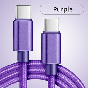 Cavo di Ricarica USB-C a Tipo C di Alta Qualità, 1M, PD 60W, Intrecciato in Nylon, per Ricarica Rapida e Sincronizzazione Dati - Product Image 2