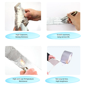 Nastro in Alluminio con Supporto in PE ad Alta Adesione, Nastro Impermeabile in <span class=keywords><strong>Gomma</strong></span> Butilica per Installazione di Pannelli Solari, Tetti e Case - Product Image 6