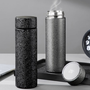 Smart Insulated Water Bottle With Temperature Display 500Ml Office Use Portable Titanium Liner Gift Cup - Product Image 1