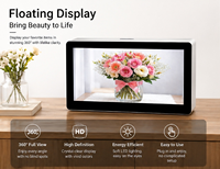 Vitrina con Pantalla LCD Transparente de 21.5 Pulgadas con Tecnología Táctil 3D y Gráficos Holográficos para Uso en Centros Comerciales