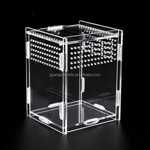 Trong suốt Acrylic môi trường sống Terrarium lắp ráp Acrylic tarantulas Lồng cho loài bò sát - Product Image 4
