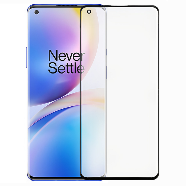 Mobile Phone Front LCD Screen Outer Glass Lens with OCA for OnePlus 8 Pro Replacement