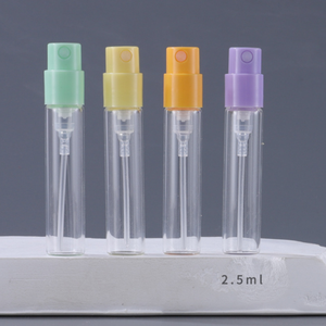 Oferta Especial: Botella de Perfume de Vidrio de 2.5ml, Forma Cilíndrica, Impresión Serigráfica, Empaque LK, MOQ Bajo, Alta Calidad - Product Image 2