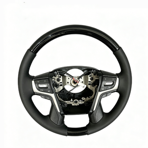 พวงมาลัยไม้แบบ Retrofit สำหรับ Cruiser Fortuner Supra LC300 LC79 LC80 76 250 10 A91 Camry XV40 XV50 - Product Image 2