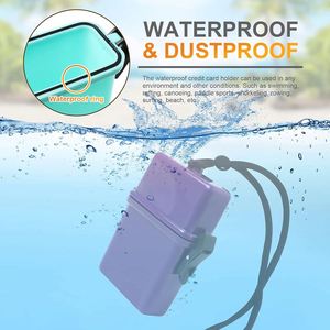 Custom Logo Printed Waterproof Hard Shell Hanging Neck Plastic Cigarette Case Multi Purpose <b>Storage</b> <b>Box</b> for Beach Swimming - Product Image 3