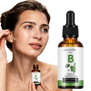 Sérum Visage Vitamine <span class=keywords><strong>B</strong></span> Marque Blanche <span class=keywords><strong>Acide</strong></span> Hyaluronique Réduit la Mélanine Protection Complète Répare les Peaux Abîmées par les Brûlures Solaires Essence OEM - Product Image 1
