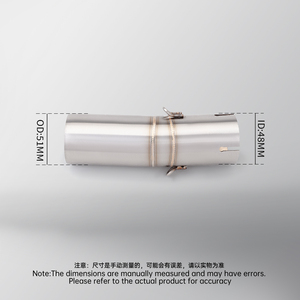 Adaptateur de <span class=keywords><strong>tube</strong></span> de liaison intermédiaire pour échappement de moto Africa Twin 2020 2021 2022, 51 mm, pour CRF1100 CRF1100L - Product Image 4