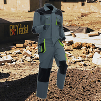Combinaison de travail sur mesure de haute qualité, respirante, avec poches 3D, uniforme pour chantier, atelier, vêtements de travail