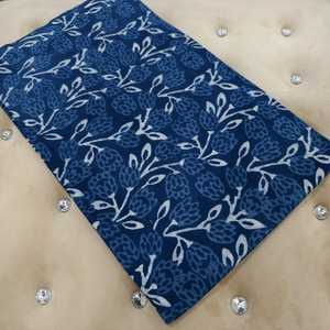 Tela de Algodón Puro de Alta Calidad con Estampado de Bloques, Ligera, Duradera y Cómoda para Ropa Étnica Femenina, Accesorio de Moda - Product Image 6