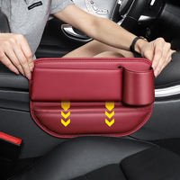 Organisateur élégant pour l'espace entre les sièges de voiture en cuir, boîte de rangement pour accessoires intérieurs, adapté aux modèles BMW, Toyota, Honda