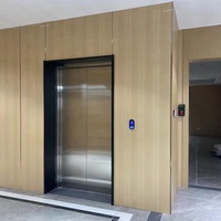 Kaliteli AC Sürücülü Ticari CE Sertifikalı 8 Kişilik Hassas Seviyeleme Özellikli Konut Tipi Asansör PVC Zeminli Dekoratif Küçük Asansör