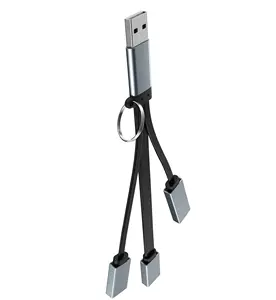 אלומיניום USB רכזת USB רכזת 3 0 2.0 רב פונקצית מתאם 3 ב 1 עבור Mac ספר OEM dock תחנה