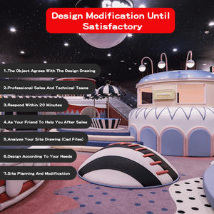 Équipement de terrain de jeu intérieur personnalisé Terrain de jeu intérieur souple commercial Grand équipement de saut pour enfants avec toboggans - Product Image 4