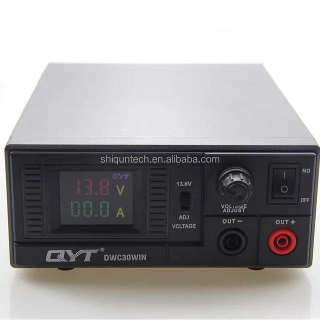 QYT DWC30WIN 30A Power Supply for Vehicle Radio KT-8900D KT-780Plus KT-9900 Mobile Car Radio Two Way Radio Walkie Talkie