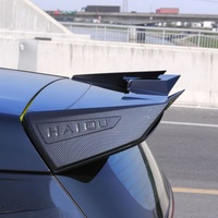 Aileron arrière en fibre de carbone noire en matériau ABS nouvellement amélioré, aile arrière, adapté aux accessoires BYD Seagull