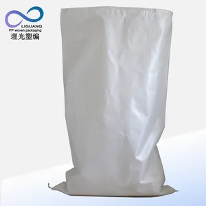Bolsa de embalaje de cemento tejido de plástico polipropileno, bolsa Lisa tejida de pp