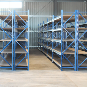 Longspan Medium Duty <strong>Steel</strong> Panel <strong>Shelf</strong> for <strong>Warehouse</strong> Storage Adjustable Powder Coated <strong>Shelving</strong> Display Rack - Product Image 4